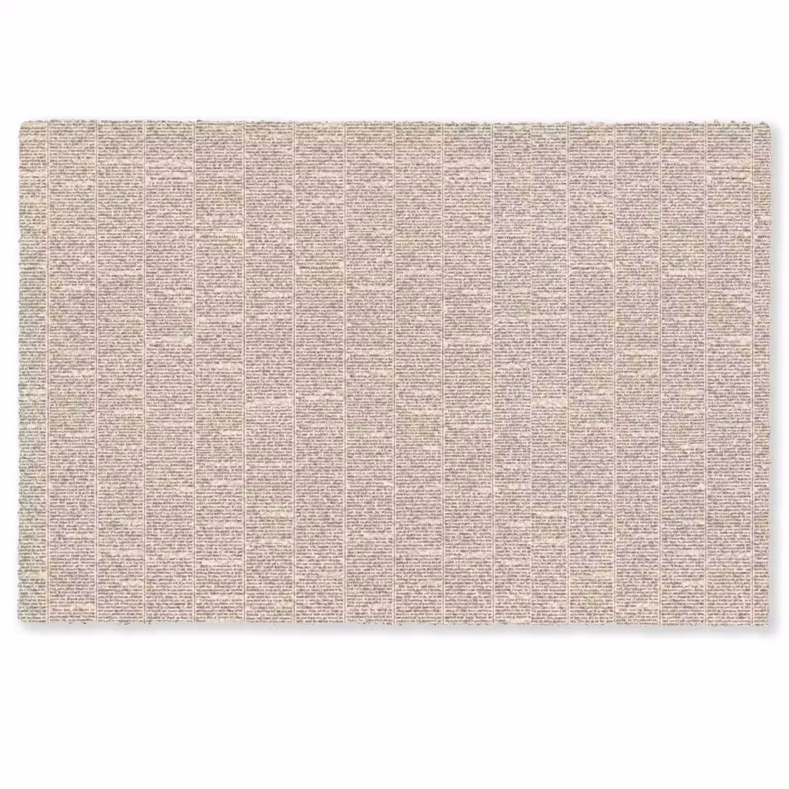 Deurmat - Krant - Nieuws - Historisch - Vintage - Beige — 1