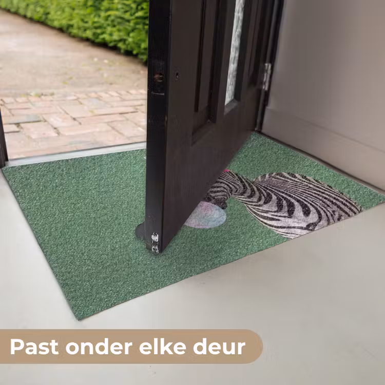 Deurmat - Dier - Bril - Bel - Modern - Groen — 7