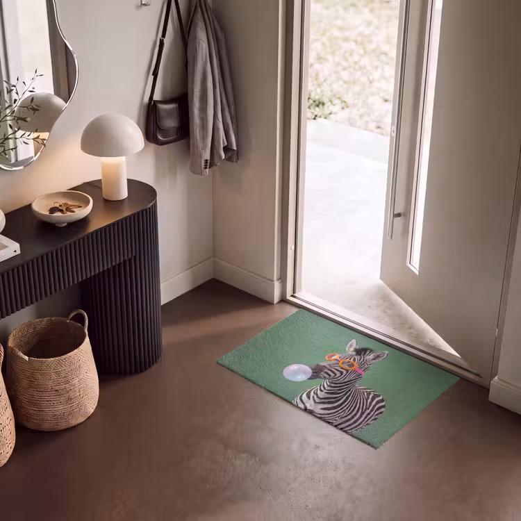 Deurmat - Dier - Bril - Bel - Modern - Groen — 8