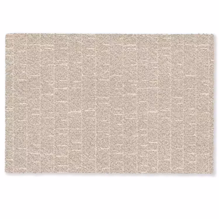 Deurmat - Krant - Nieuws - Historisch - Vintage - Beige — 1