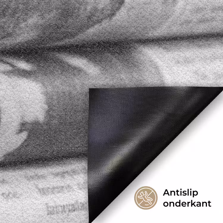 Deurmat - Krant - Stapel - Nieuws - Zwart-wit - Media — 6