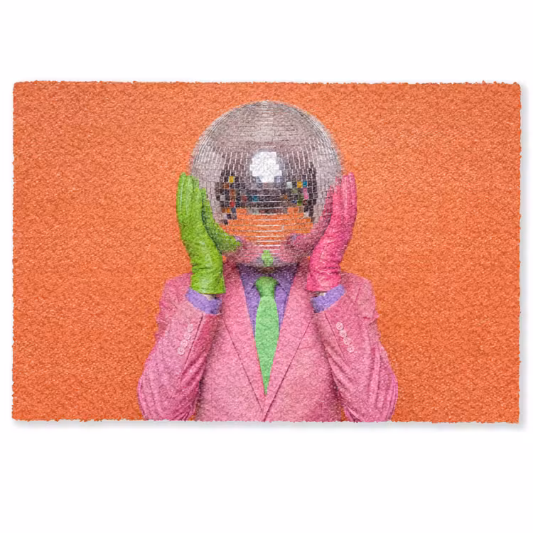 Deurmat - Kunst - Disco bal - Kleurrijk - Modern - Studio — 1