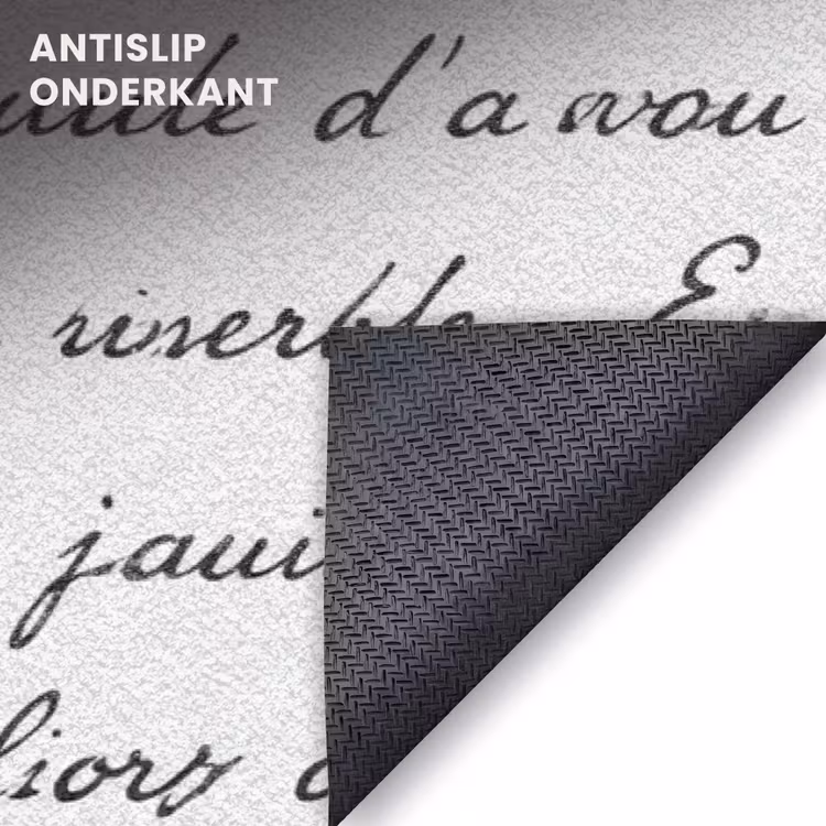 Deurmat - Tekst - Handschrift - Klassiek - ZwartWit — 6