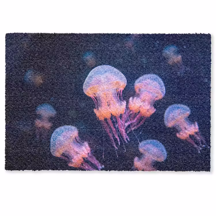 Deurmat - Dier - Onderwater - Natuur - Roze - Mysterieus — 1