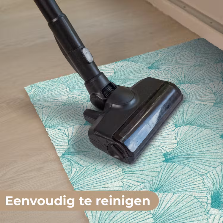 Deurmat - Groen - Wit - Ginko - Getekend - Textuur — 9