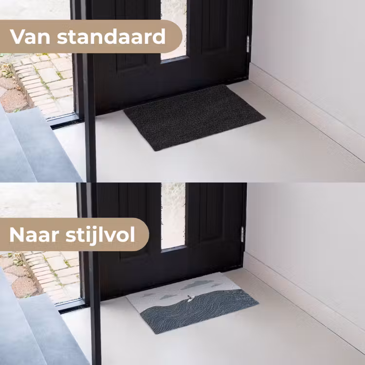 Deurmat - Persoon - Surfen - Oceaan - Natuur - Modern — 3