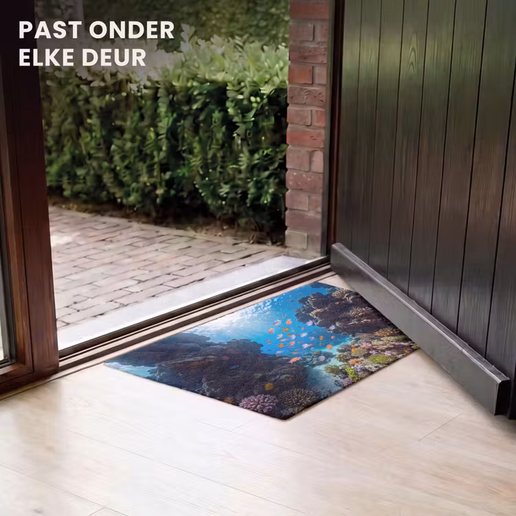 Deurmat - Vis - Koraalrif - Onderwater - Levendig - Blauw — 7