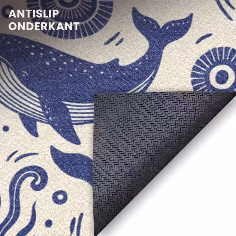 Deurmat - Walvis - Onderwater - Dieren - Abstract - Blauw — 6