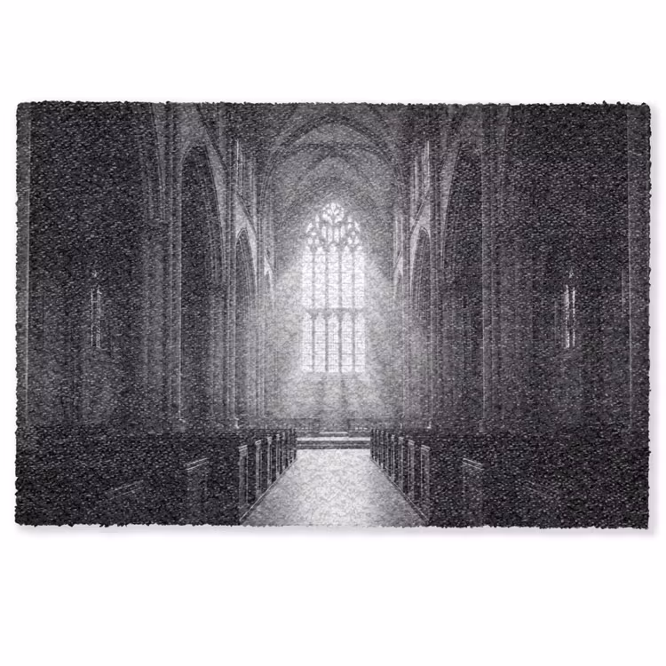 Deurmat - Kerk - Interieur - Lichtstralen - Architectuur - Klassiek — 1