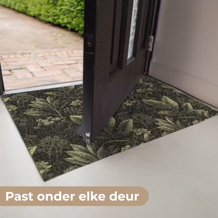 Deurmat - Klassiek - Donker - Botanisch - Planten — 7