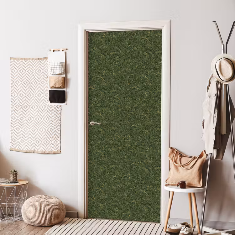Deursticker - Donker - Groen - Krullend - Botanisch — 8