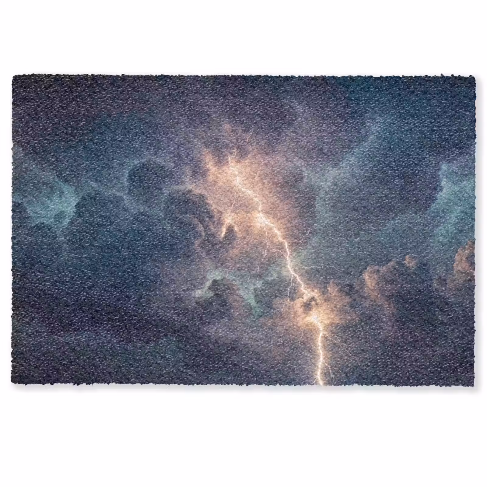 Deurmat - Bliksem - Storm - Natuur - Donker — 1