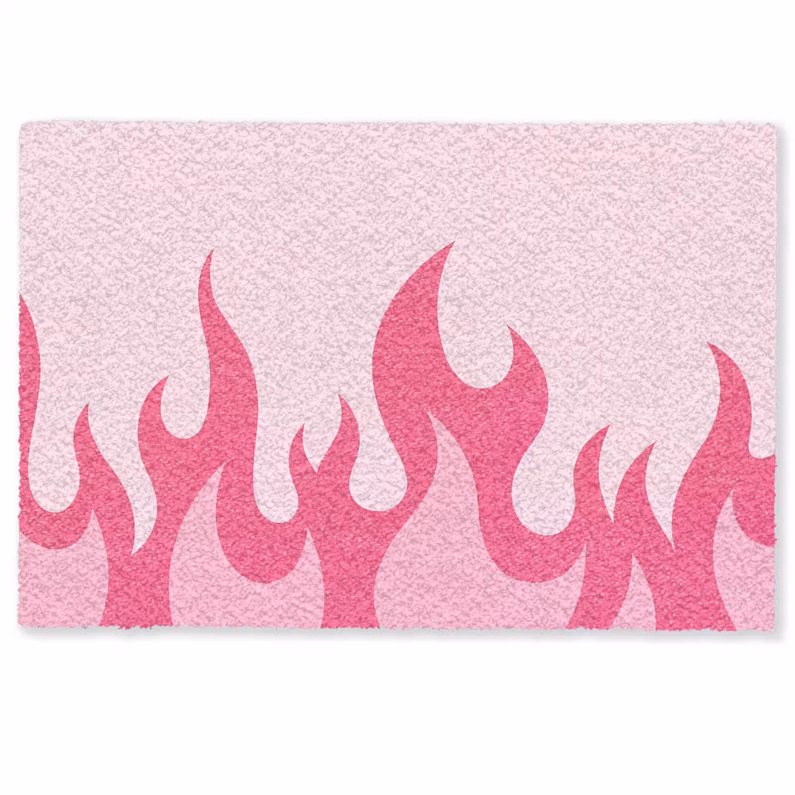 Deurmat - Vlammen - Patroon - Abstract - Modern - Roze — 1
