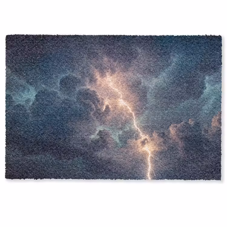 Deurmat - Bliksem - Storm - Natuur - Donker — 1