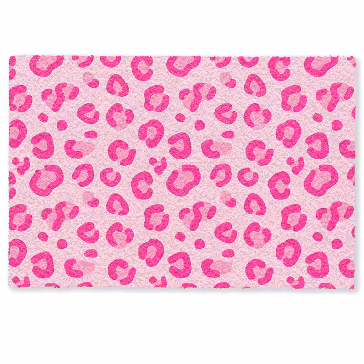 Deurmat - Dierenprint - Patroon - Abstract - Modern - Roze — 1