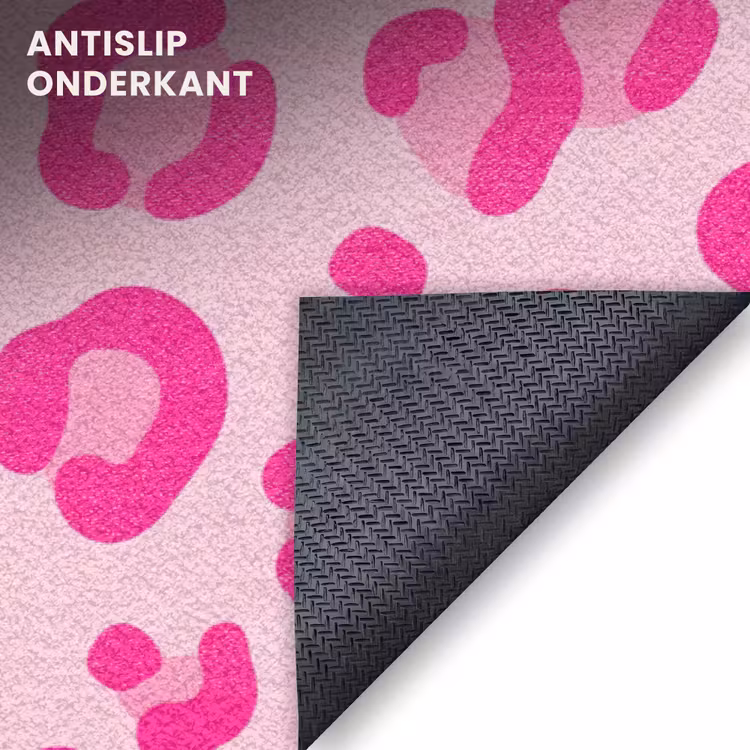 Deurmat - Dierenprint - Patroon - Abstract - Modern - Roze — 6