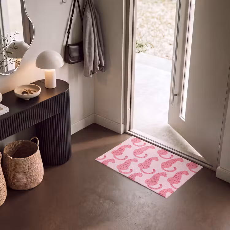Deurmat - Kat - Gevlekt - Dieren - Patroon - Roze — 8