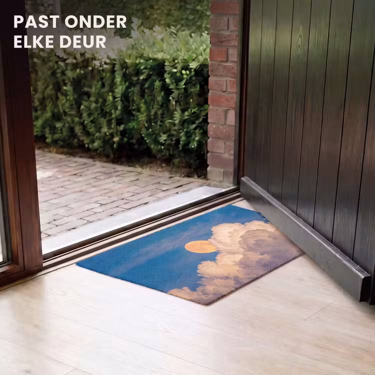 Deurmat - Maan - Wolken - Natuur - Oranje — 7