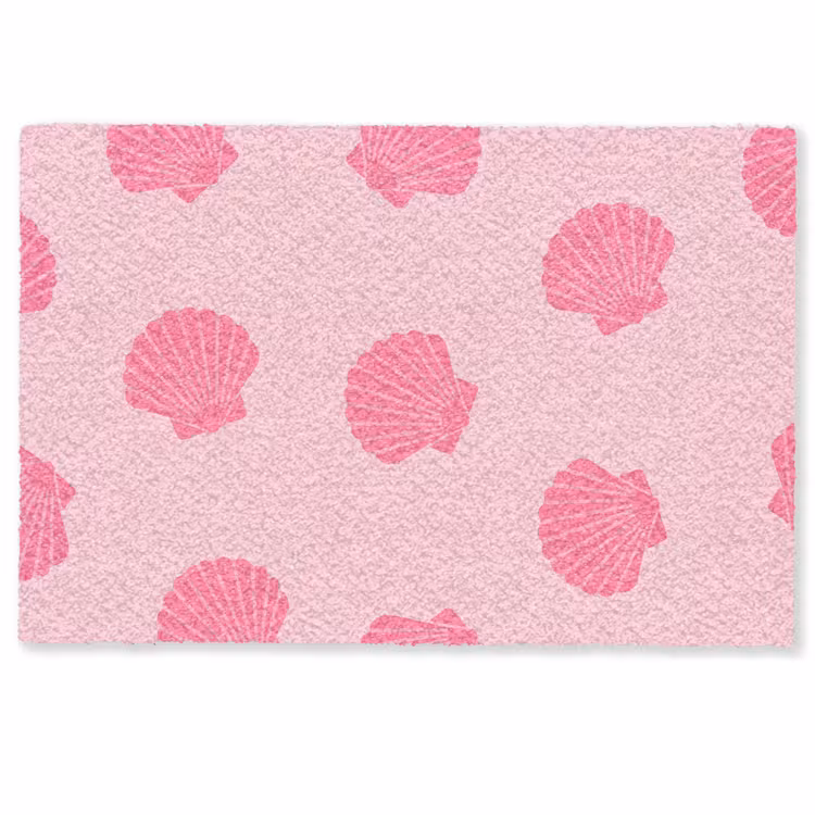 Deurmat - Schelp - Patroon - Zee - Modern - Roze — 1