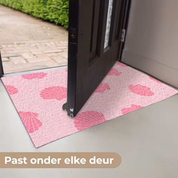 Deurmat - Schelp - Patroon - Zee - Modern - Roze — 7
