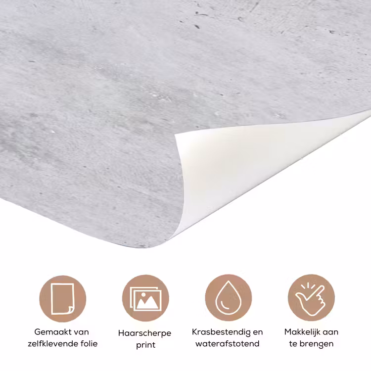 Deursticker - Beton - Textuur - Achtergrond - Grijs - Industrieel — 3
