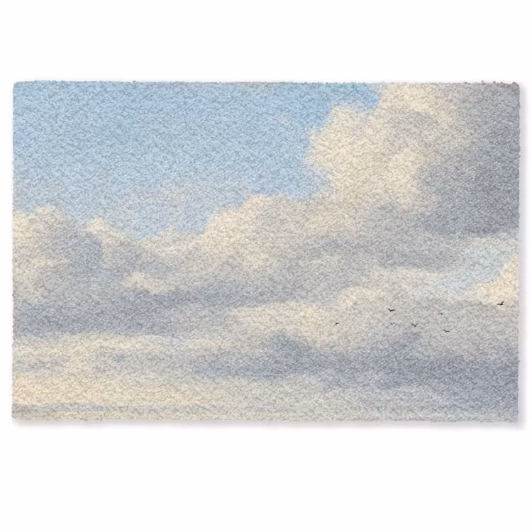 Deurmat - Lucht - Wolken - Natuur - Klassiek - Blauw — 1