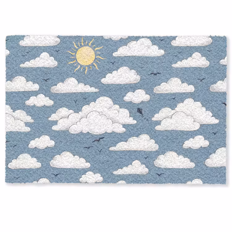 Deurmat - Lucht - Zon - Wolken - Natuur - Blauw — 1