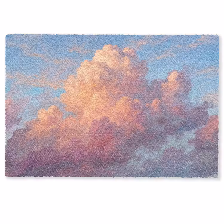 Deurmat - Wolken - Lucht - Natuur - Abstract - Kleurrijk — 1
