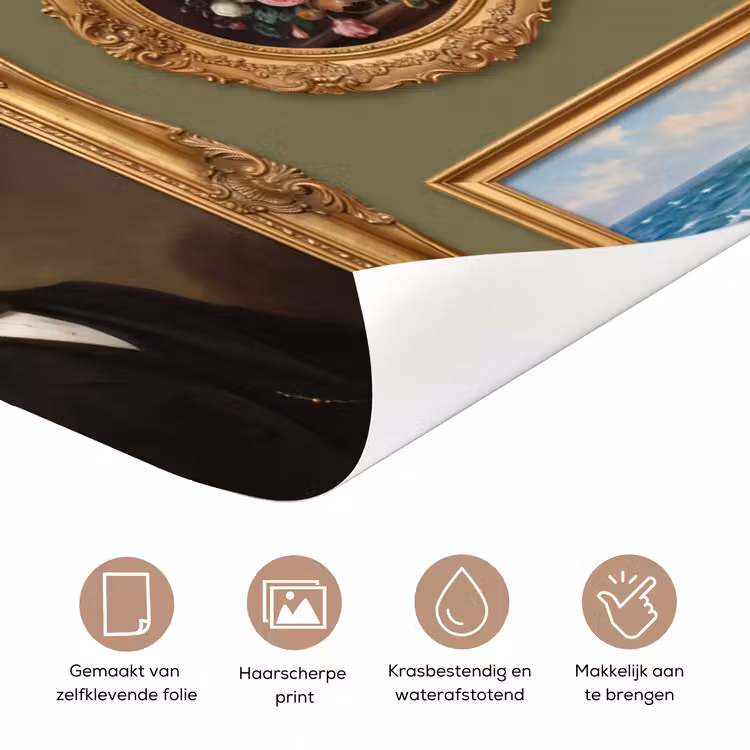 Deursticker - Hert - Bos - Natuur - Klassiek - Dieren — 3