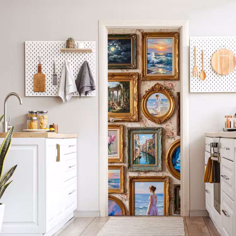 Deursticker - Interieur - Kunst - Collectie - Klassiek - Goud — 7