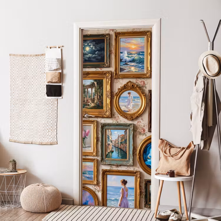 Deursticker - Interieur - Kunst - Collectie - Klassiek - Goud — 8