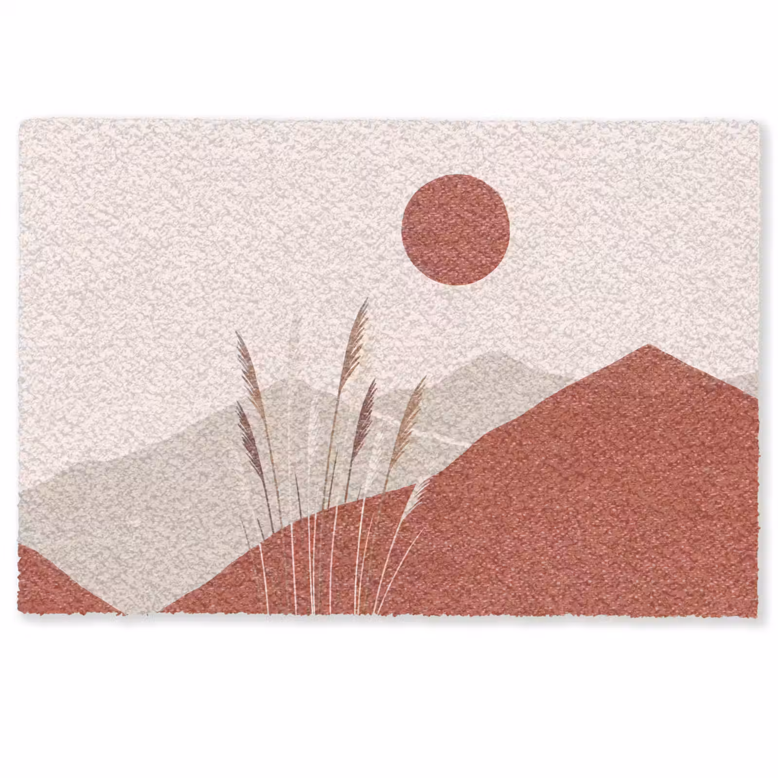 Deurmat - Gras - Landschap - Natuur - Abstract - Beige — 1