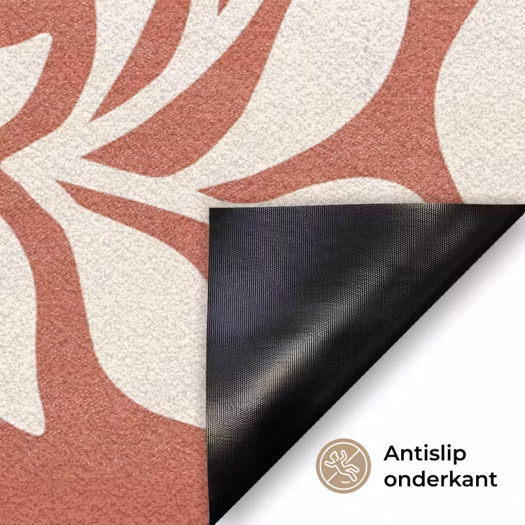 Deurmat - Bloemen - Abstract - Modern - Beige - Natuur — 6