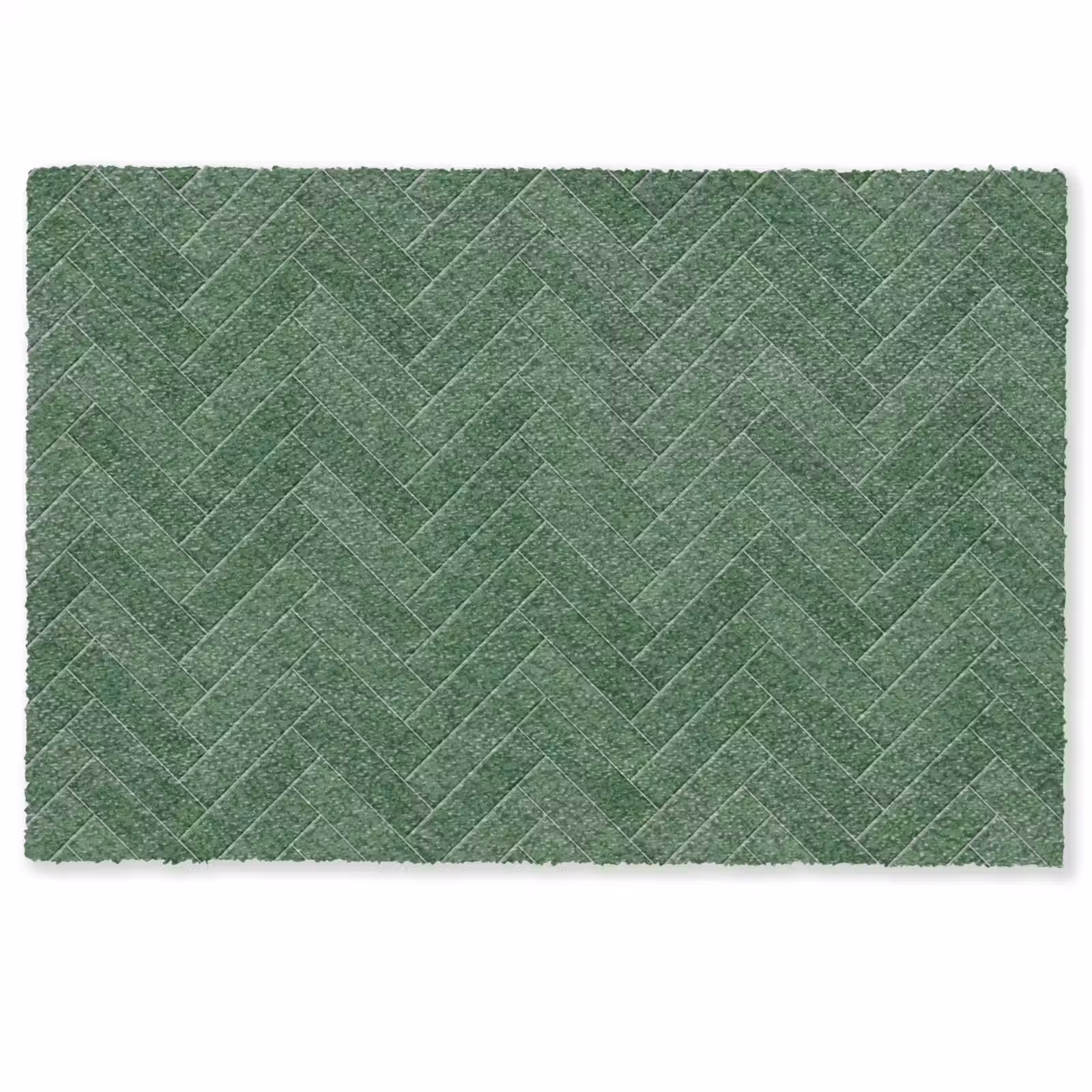 Deurmat - Visgraat - Wandtegel - Bosgroen — 1