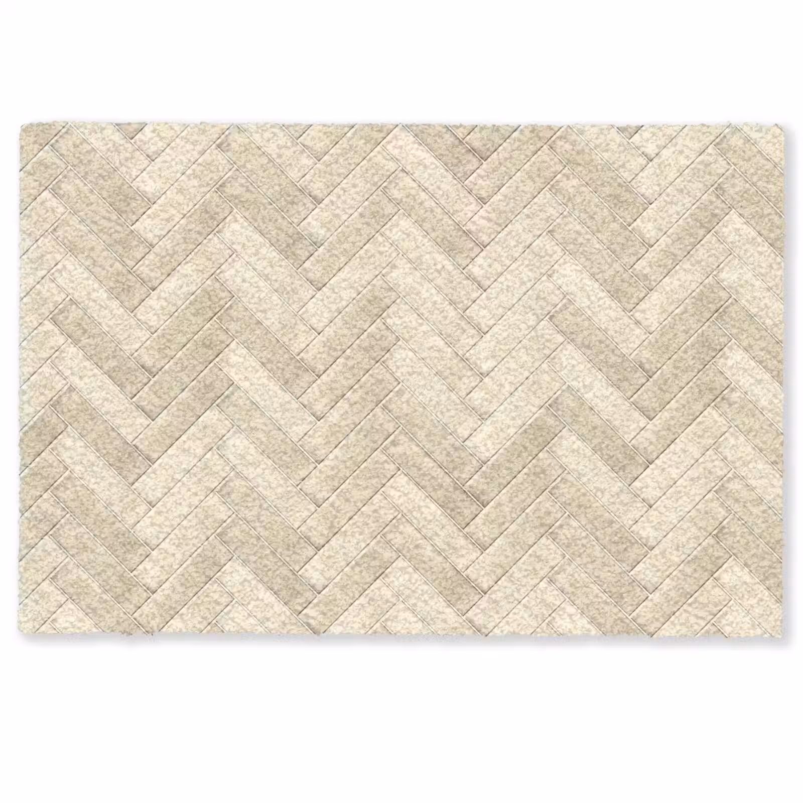Deurmat - Visgraat - Wandtegel - Licht Beige — 1