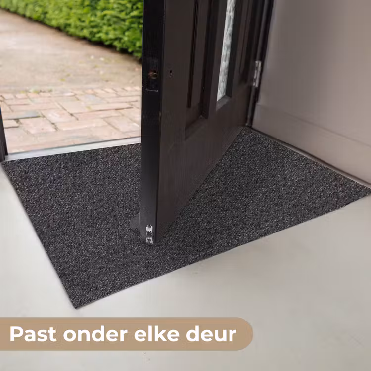 Deurmat - Penny - Tegel - Mat - Zwart — 7