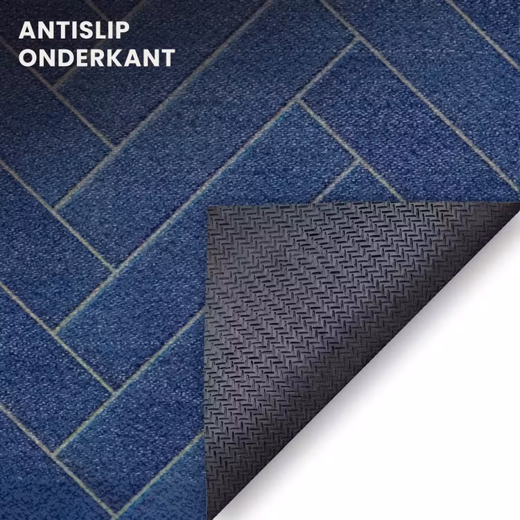 Deurmat - Visgraat - Wandtegel - Donkerblauw - Navy Blue — 6