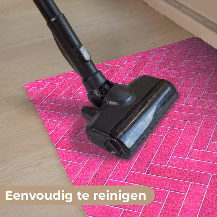 Deurmat - Visgraat - Wandtegel - Fuchsia - Roze — 9