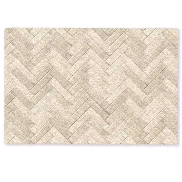 Deurmat - Visgraat - Wandtegel - Licht Beige — 1