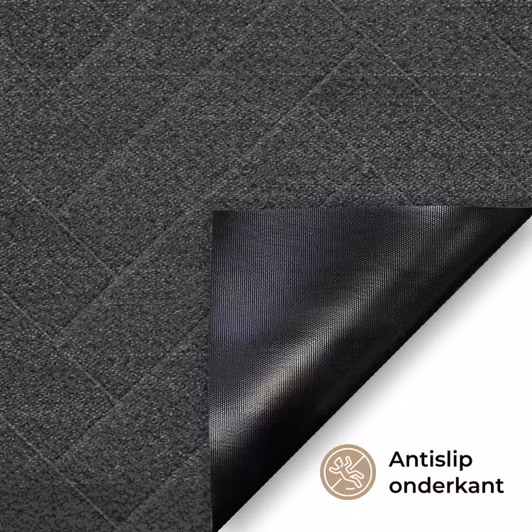 Deurmat - Visgraat - Wandtegel - Mat - Zwart — 6