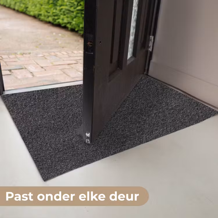 Deurmat - Visgraat - Wandtegel - Mat - Zwart — 7