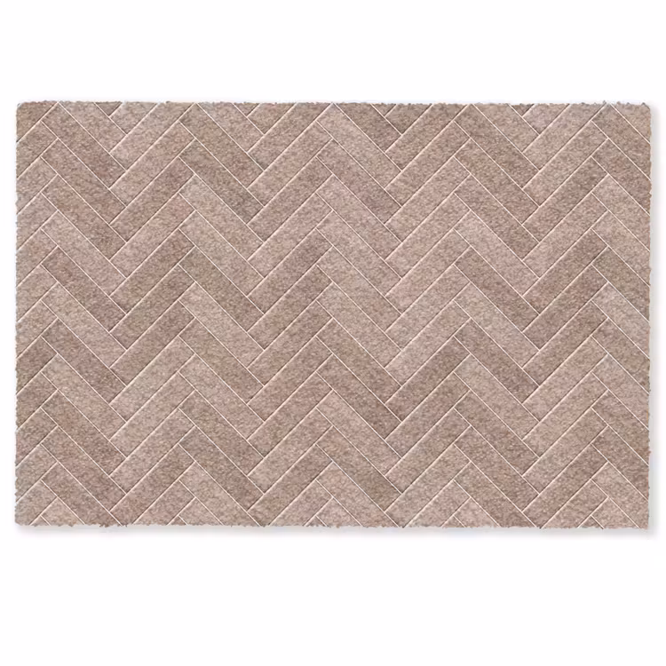 Deurmat - Visgraat - Wandtegel - Oudroze - Terracotta — 1