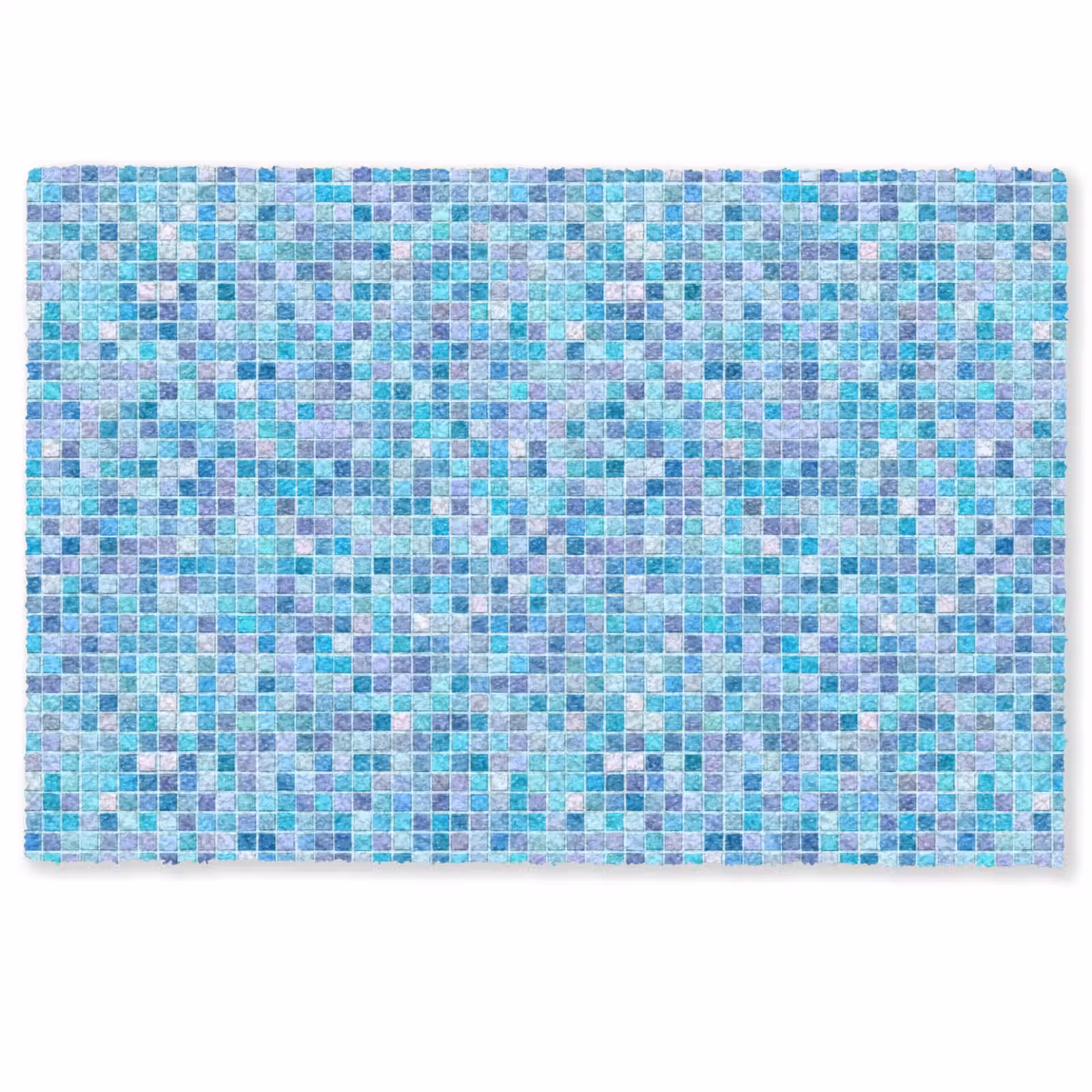 Deurmat - Mozaïek - Patroon - Turquoise — 1