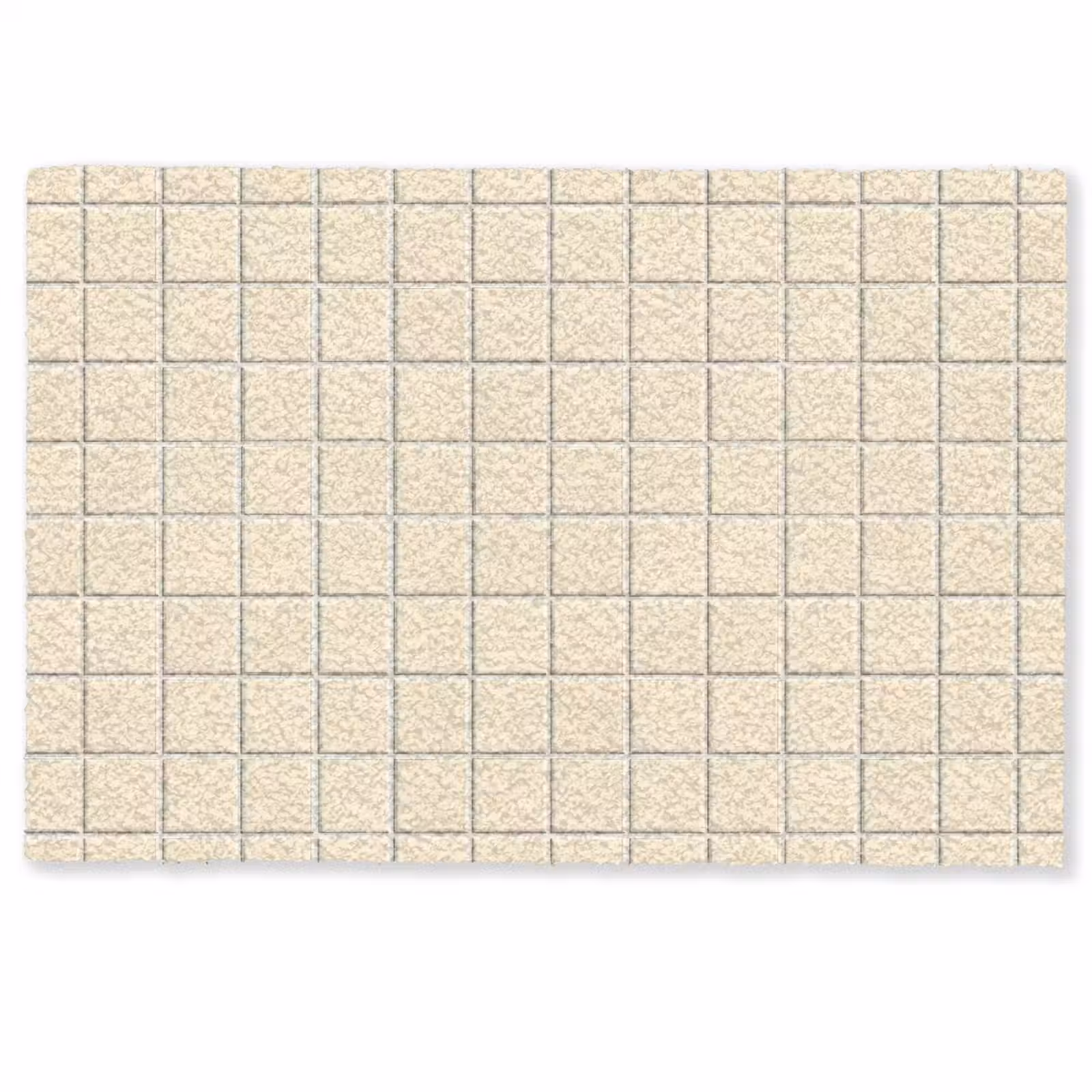 Deurmat - Patroon - Tegels - Gebroken - Wit — 1
