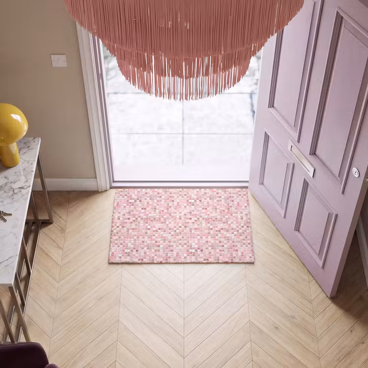 Deurmat - Mozaïek - Patroon - Roze — 4