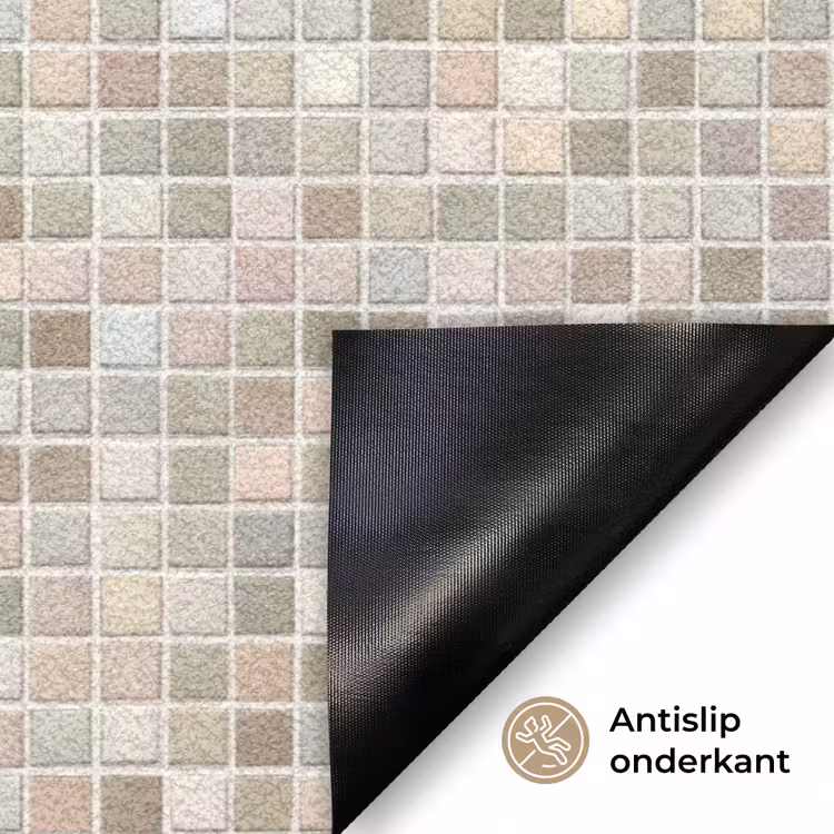 Deurmat - Mozaïek - Patroon- Taupe — 6