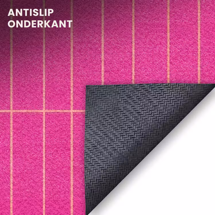 Deurmat - Patroon - Tegel - Magenta - Roze — 6