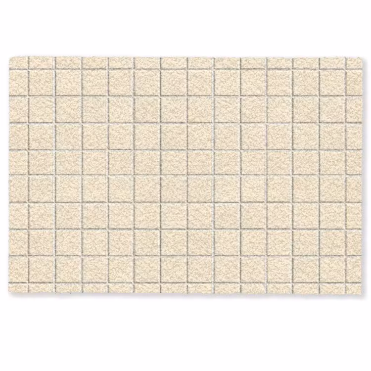 Deurmat - Patroon - Tegels - Gebroken - Wit — 1