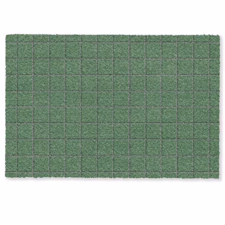 Deurmat - Patroon - Tegels - Groen — 1