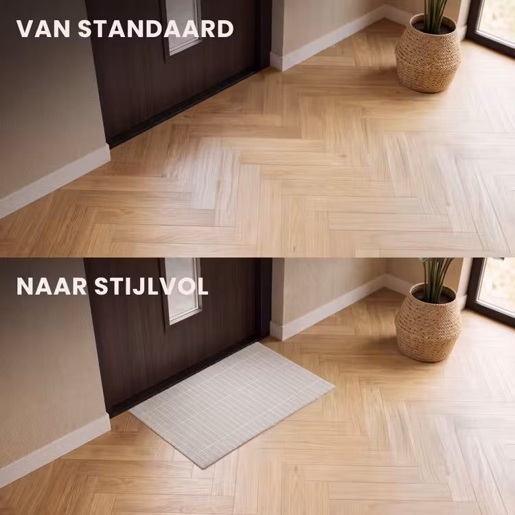 Deurmat - Patroon - Tegels - Zand — 3
